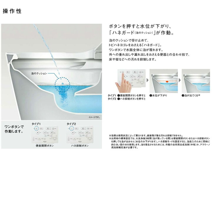 楽天市場】《あす楽対応》 パナソニック アラウーノ XCH1602WS 床排水 