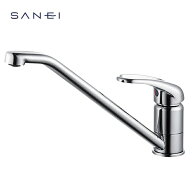 《あす楽対応》 SANEI シングルワンホール混合栓 K87110JV-13 一...