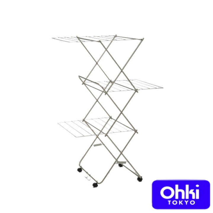 楽天市場】大木製作所 Ohki タワー型室内物干し 大 00376-0 ランドリー 