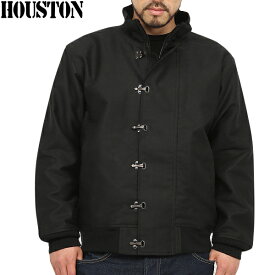 クーポンで最大15%OFF★【あす楽】 HOUSTON ヒューストン U.S.NAVY N-10デッキジャケット BLACK【5N-10FMOD】海の男達が愛した海軍万能ジャケット 当時のディティールを忠実に再現 デッキジャケット メンズ ミリタリー アウトドア ブランド【T】送料無料 sale セール