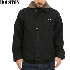 【あす楽】HOUSTON ヒューストン 米海軍 N-1デッキジャケット VINTAGE加工 ブラック【5N-1VW】【WAIPER別注】【クーポン対象外】デッキジャケット メンズ ミリタリー アウトドア【クーポン対象外】ブランド【T】ワイパーインク 送料無料 春 プレゼント ギフト