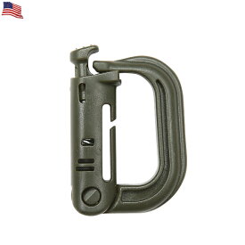 クーポンで最大15%OFF★【ネコポス配送可】米軍使用タイプ Grimloc Carabiner (カラビナ) OLIVE メンズ ミリタリー アウトドア スポーツ セール【T】WAIPER sale 送料無料 春