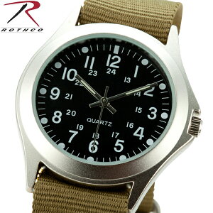 �N�[�|����15%OFF��ROTHCO ���X�R 4127 MILITARY STYLE QUARTZ WATCH OLIVE �y�ʂł����r�ɂ������肭�� �傫���ŔՖʂ����₷���ł� �A�E�g�h�A�A�T�o�C�o���Q�[���� �劈��ł���t�B�[���h �E�H�b�` ROT