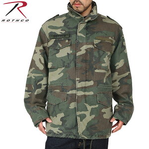 N[|ōő18%OFF[M-65] ROTHCO XR VINTAGE M-65WPbg WOODLAND CAMO N񂾕͋C ɍČĂ܂I U.S.~^[i̖i ROTHCO XR M-65 Y ~^[ AEg