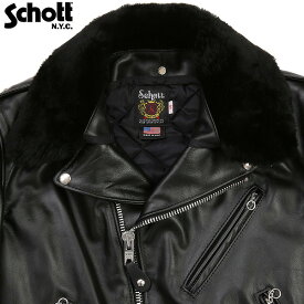 ポイント10倍！Schott ショット 618M COLLAR FOR ブラック【7066】Schottの618、613US、等の ダブルライダース用襟ボア ライダース Schott ショット メンズ ミリタリー アウトドア ブランド【クーポン対象外】送料無料【T】春 プレゼント ギフト