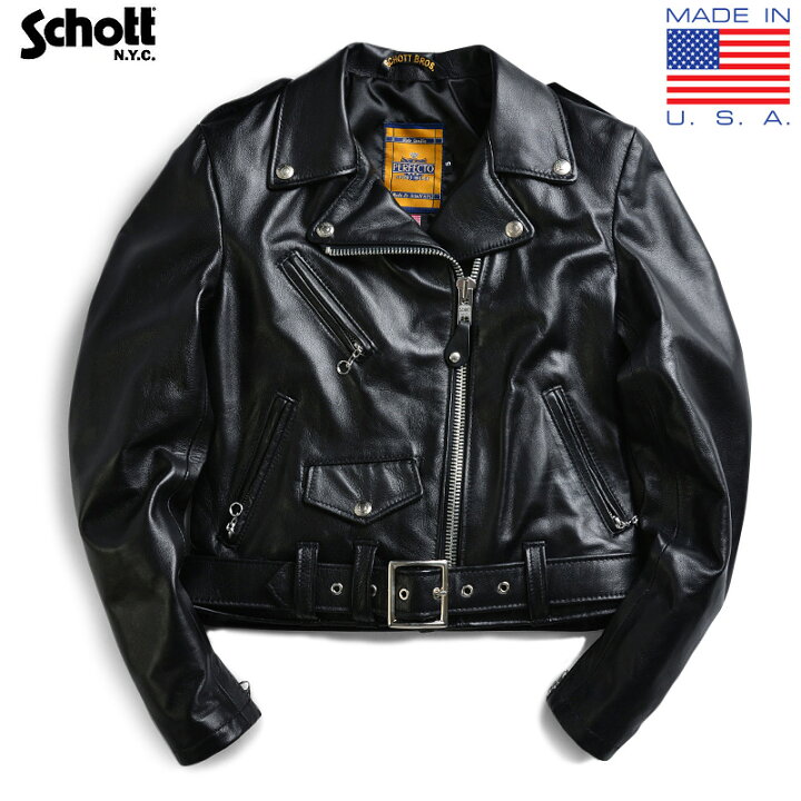 楽天市場】ポイント10倍！Schott ショット 218W WOMENS ラムレザー ONE 
