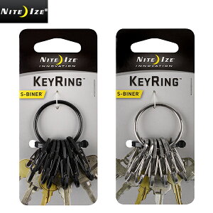 �y�ŒZ���������z�N�[�|����15%OFF��NITE IZE �i�C�g�A�C�Y S-BINER KEYRING STEEL �����Y �~���^���[ �A�E�g�h�A�yT�zWAIPER �M�t�g