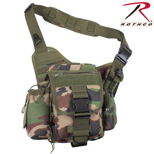 �N�[�|����15%OFF��ROTHCO ���X�R ADVANCED TACTICAL �o�b�O WOODLAND 2738 ROTHCO ���X�R �����Y �~���^���[ �A�E�g�h�A �V�����_�[�o�b�O �T�R�b�V�� �|�[�`�yT�zWAIPER �M�t�g