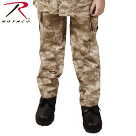 クーポンで10%OFF★ROTHCO ロスコ キッズ DIGITAL CAMO BDU パンツ 66125 Desert Digital Camo キッズ ジュニア ミリタリー 軍パン タクティカルパンツ デザートデジタルカモ 迷彩 カモフラ カモ柄 メンズ ミリタリー アウトドア セール【T】楽天 sale 送料無料