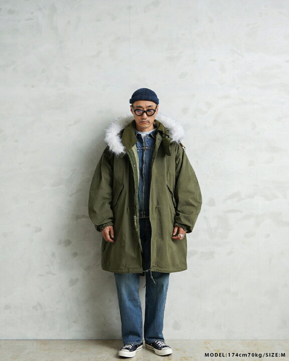 楽天市場】WAIPER.inc 米軍 M-65 フィッシュテールパーカー PRIMALOFT 