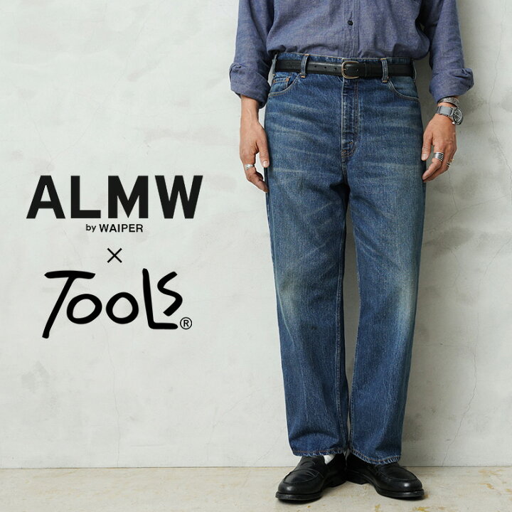楽天市場】ALMW by WAIPER×Tools WILA-POPT 5POCKET Denim Pants 日本 