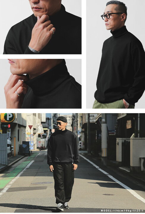 楽天市場】ALMW by WAIPER WILA-TUTL TURTLE NECK L/S MADE IN JAPAN 