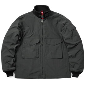 【あす楽】今だけ25%OFF★ALPHA INDUSTRIES アルファインダストリーズ TA1459 WEPジャケット LONG / メンズ ミリタリージャケット フライトジャケット ブルゾン ライトアウター スタンドカラー ゆったり 大きいサイズ 無地 ワンポイント【T】【クーポン対象外】 秋 冬