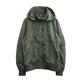 クーポンで最大18%OFF★【あす楽】ミリタリージャケット メンズ / ALPHA INDUSTRIES アルファインダストリーズ TA1472 BONDING フーデッドリブジャケット【T】｜メンズ アウター フーディー パーカー カジュアル ブルゾン 大きいサイズ ブランド 秋 冬 送料無料 セール sale