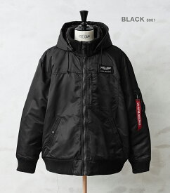 【あす楽】今なら35%OFF★ALPHA INDUSTRIES アルファインダストリーズ TA1672 THERMOLITE フーデッドリブ ジャケット BIGサイズ【3L～5Lサイズ】【T】【クーポン対象外】 秋 冬