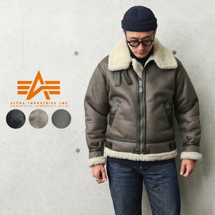 楽天市場】SALE30%OFF☆ALPHA アルファ TA1548 フェイクムートン B-3 