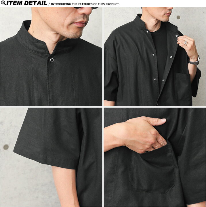 Club Stubborn U S Navy クラブスタボーン シャツ ダンガリー ノーカラーシャツ ブランド ベースボール ミリタリーシャツ メンズ 100 品質 クラブスタボーン