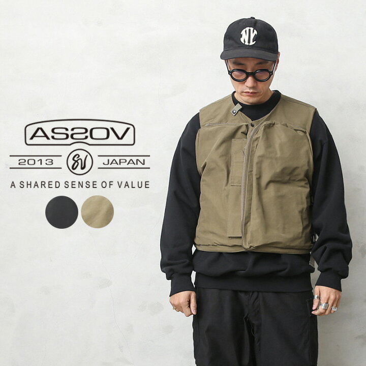楽天市場】☆AS2OV アッソブ 141900 SHRINK NYLON CAMP VEST 2 
