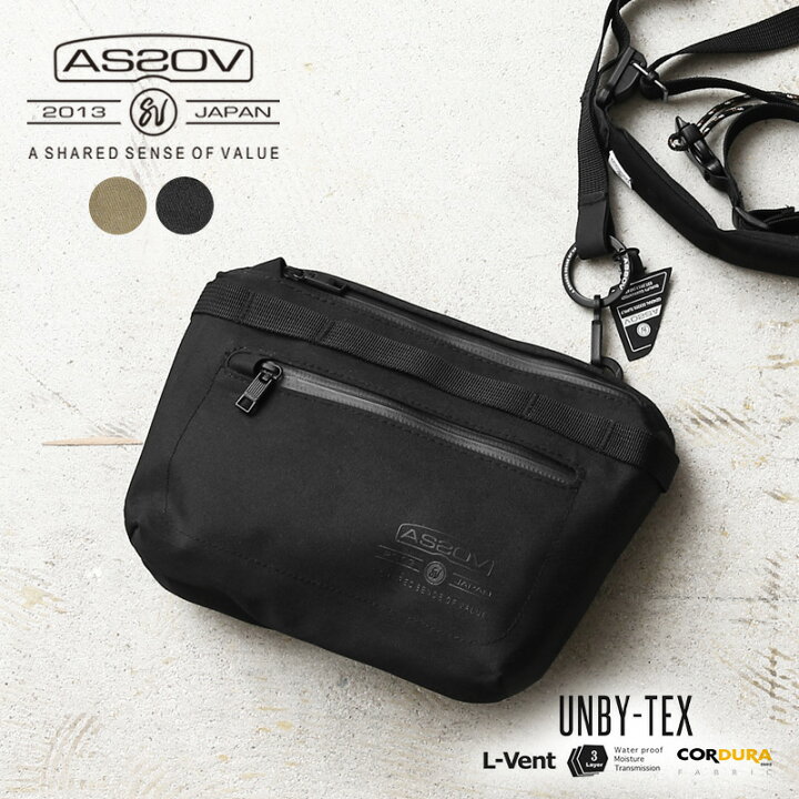 楽天市場】☆AS2OV アッソブ 142101 HABIT SHOULDER SERIES 305D WATER 
