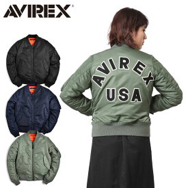 【あす楽】AVIREX アビレックス 6262078 レディース COMMERCIAL LOGO MA-1フライトジャケット【クーポン対象外】【T】 送料無料 プレゼント ギフト 父の日