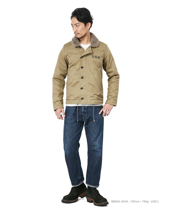 楽天市場】AVIREX アビレックス 6182174 N-1 デッキジャケット PLAIN 