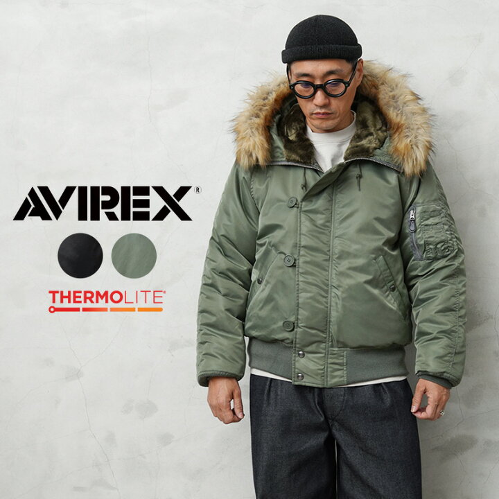 楽天市場】AVIREX アビレックス 7833952018 THERMOLITE N-2B フライト 