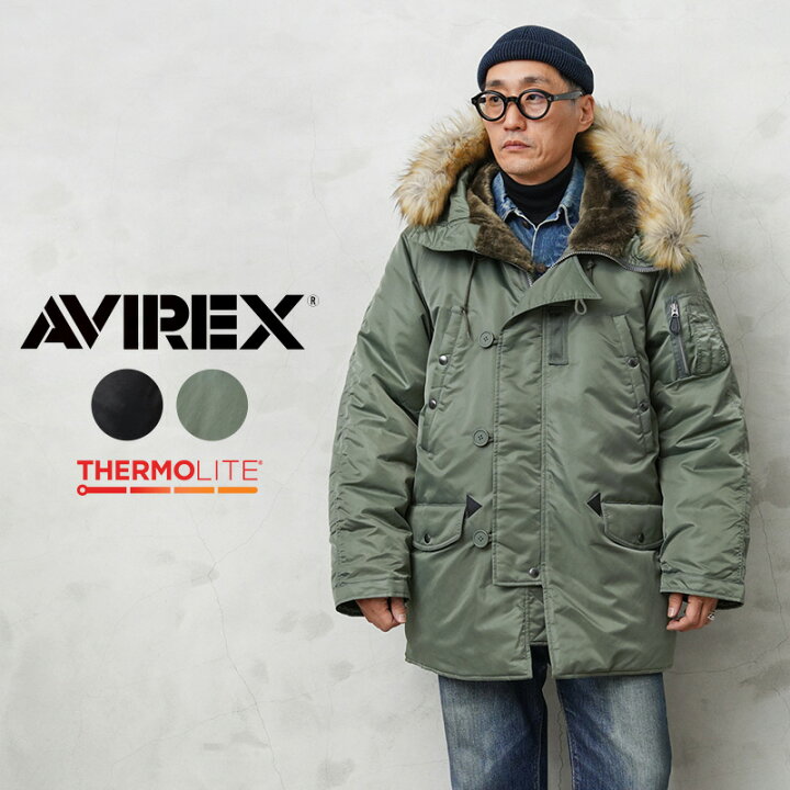 楽天市場】AVIREX アビレックス 7833952019 THERMOLITE N-3B フライト  