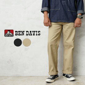 【あす楽】BEN DAVIS ベンデイビス G-1180006 BEN'S WORKERS PANTS ベンズ ワーカーズ ワークパンツ【クーポン対象外】【T】｜メンズ チノパン 作業着 スケーターパンツ 大きいサイズ ストレート ファッション おしゃれ 父の日