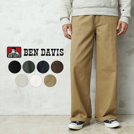 【最短即日発送】BEN DAVIS ベンデイビス T-23180009 EXTRA WIDE C-PANTS エクストラ ワイド ワーク パンツ【クーポン対象外】【T】｜メンズ ボトムス ワークウェア チノパン コットン100 綿パン 太めシルエット ルーズ ストリート アメカジ カジュアル 丈夫 肉厚 ゆったり