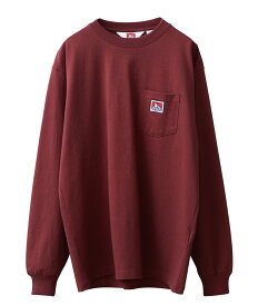 【最短即日発送】BEN DAVIS ベンデイビス C-25780023 L/S POCKET TEE ロングスリーブ ポケット Tシャツ【クーポン対象外】【T】｜トップス カットソー メンズ レディース ロンT 長袖 アメカジ ストリート カジュアル ワーク 定番 胸ポケット ゴリラ