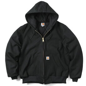 クーポンで最大15%OFF★【あす楽】 Carhartt カーハート J140 DUCK QUILTED FLANNEL-LINED アクティブジャケット【T】｜ パーカー アウター アメカジ ワークスタイル 中綿 防寒 大きめ ビッグサイズ メンズ レディース おしゃれ ブランド 秋 冬 送料無料 セール sale 父の日