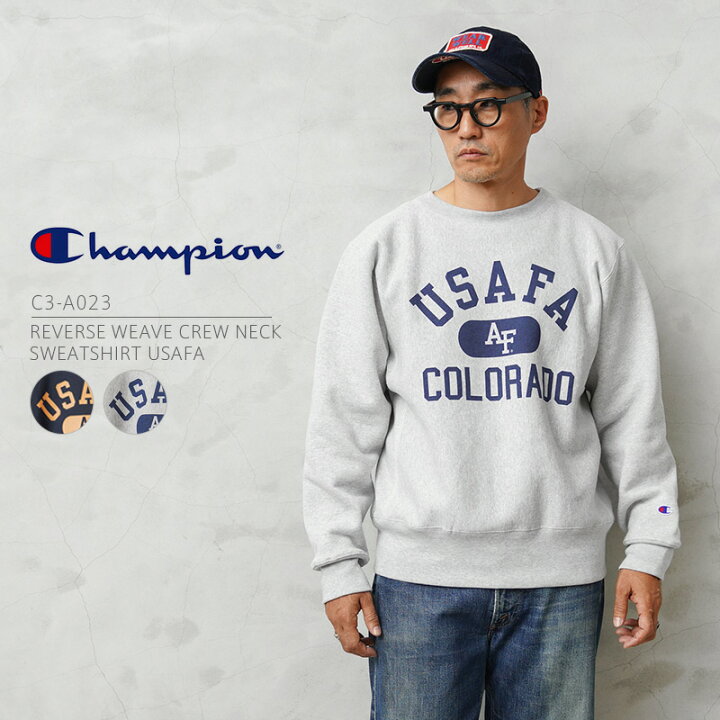 楽天市場】Champion チャンピオン C3-A023 リバースウィーブ USAFA 
