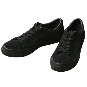�y�ŒZ���������zCONVERSE �R���o�[�X 33702081 ONE STAR SUEDE �����X�^�[ �X�G�[�h �X�j�[�J�[ BLACK MONOCHROME�y�N�[�|���ΏۊO�z�yT�z