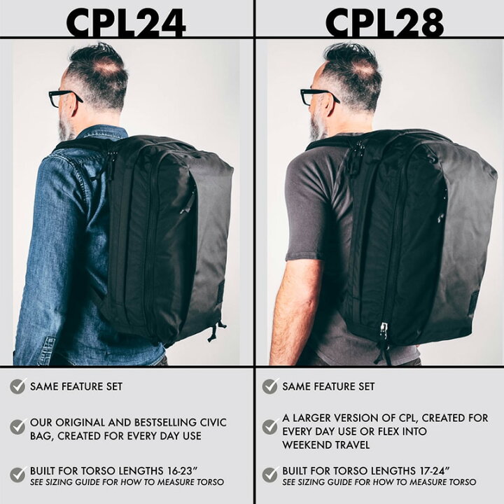 楽天市場】EVERGOODS エバーグッズ CIVIC PANEL LOADER 24L バック  