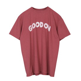 クーポンで最大15%OFF★【あす楽】 Good On グッドオン OLSS-1171 S/S GOOD ON ARCHロゴ クルーネックTシャツ 日本製【Sx】【T】｜プリントTシャツ メンズ トップス カットソー 半袖 アーチロゴ USAコットン ブランド おしゃれ 顔料 ピグメント 染め 大きいサイズ