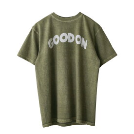 クーポンで10%OFF★【あす楽】 Good On グッドオン OLSS-1171 S/S GOOD ON ARCHロゴ クルーネックTシャツ 日本製【Sx】【T】｜プリントTシャツ メンズ トップス カットソー 半袖 アーチロゴ USAコットン ブランド おしゃれ 顔料 ピグメント 染め 大きいサイズ