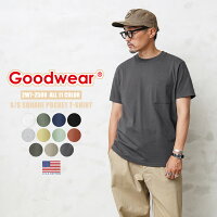 Goodwear グッドウェア 2W7-2500 USAコットン S/S 四角ポケット Tシャツ