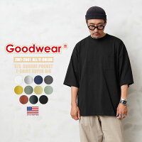 Goodwear グッドウェア 2W7-2501 USAコットン S/S 四角ポケット Tシャツ SUPER BIG