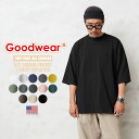 【最短即日発送】クーポンで最大18%OFF★Goodwear グッドウェア 2W7-2501 USAコットン S/S 四角ポケット Tシャツ SUPER BIG【T】｜メンズ ポケット付き ビッグシルエット 半袖 アメカジ ファッション ワークウェア カジュアル トレンド 丈夫 おしゃれ