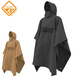 クーポンで最大15%OFF★HAZARD4 ハザード4 Poncho Villa 2020 テクニカル ソフトシェル ポンチョ / レインコート レインウェア コート メンズ レディース マント パーカー アウトドア レジャー キャンプ 自転車 バイク 登山 雨合羽 タクティカル サバゲー 装備【T】 父の日