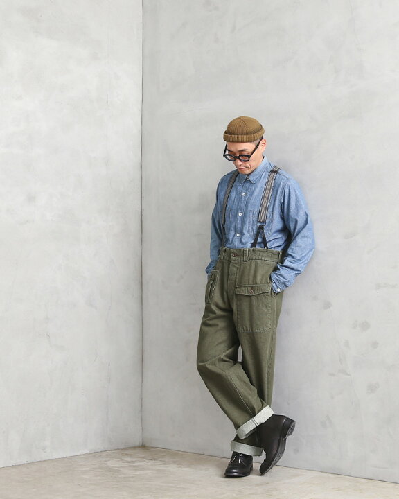 楽天市場】HOUSTON ヒューストン 10050 UK GREEN DENIM（グリーン 