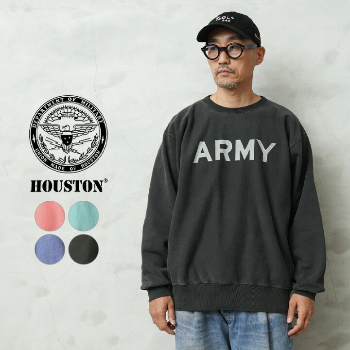 楽天市場】HOUSTON ヒューストン 22344 PIGMENT DYE ARMY プリント 