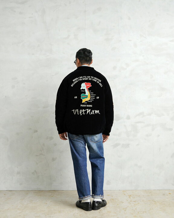楽天市場】HOUSTON ヒューストン 51382 VELVETEEN VIETNAM JACKET (MAP 