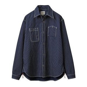 N[|15%OFFHOUSTON q[Xg 41260 INDIGO WABASH 40's WORK SHIRT CfBS EHobV [NVcyRzbY AJW ~^[ Be[W  40N K`|Pbg Xg[