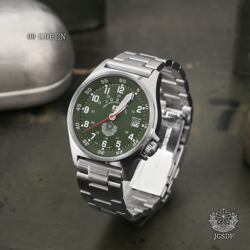 腕時計、アクセサリー メンズ腕時計 楽天市場】KENTEX ケンテックス S455M JSDF スタンダード メタルベルト 