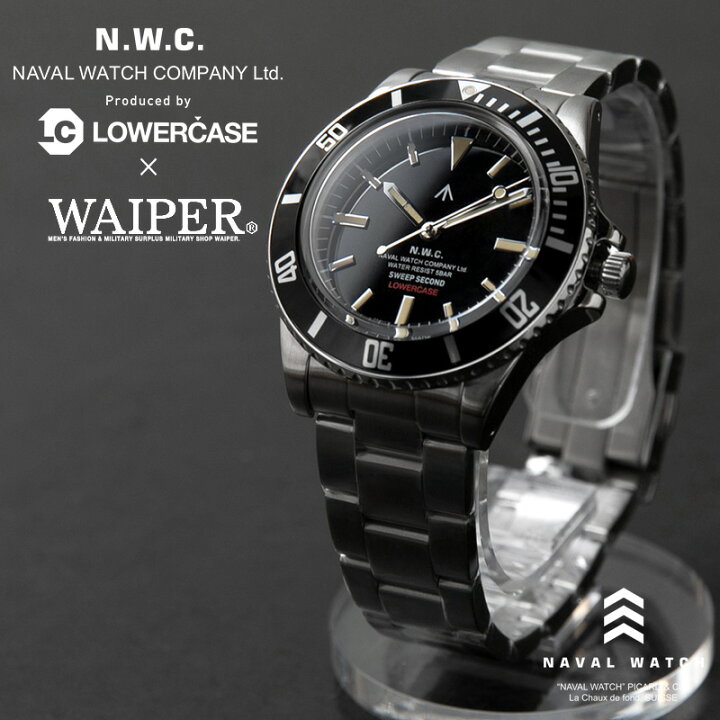 楽天市場】NAVAL WATCH ナバルウォッチ WAIPER別注 FRXE012 Produced 