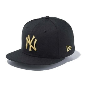 今なら10%OFF☆【メーカー取次】NEW ERA ニューエラ Child キッズ用 9FIFTY ニューヨーク・ヤンキース ブラックXゴールドロゴ 13561998 キャップ【クーポン対象外】【T】 冬 福袋 WAIPER プレゼント ギフト 父の日