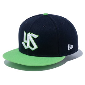 今なら10%OFF☆【メーカー取次】NEW ERA ニューエラ 9FIFTY 東京ヤクルトスワローズ ネイビーXライム 13562069 キャップ【クーポン対象外】【T】｜メンズ レディース ベースボールキャップ 帽子 ブランド おしゃれ ロゴ 刺繍 冬 福袋 WAIPER プレゼント ギフト