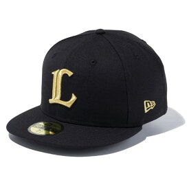 今なら10%OFF☆【メーカー取次】NEW ERA ニューエラ NPB 59FIFTY 埼玉西武ライオンズ ブラック 13562207 キャップ 【クーポン対象外】【T】｜メンズ レディース ベースボールキャップ ハット 帽子 ブランド おしゃれ 刺繍 ロゴ 冬 福袋 WAIPER プレゼント ギフト