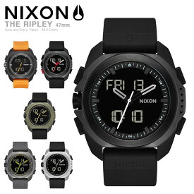 クーポンで最大15%OFF★【あす楽】 【国内正規販売】NIXON ニクソン A1267 Ripley リストウォッチ（腕時計）【Sx】【T】｜デュアルクロノグラフ リプリー メンズ アナログ デジタル アナデジ バックライト付き 耐衝撃 10気圧防水 ミリタリー 送料無料 セール sale